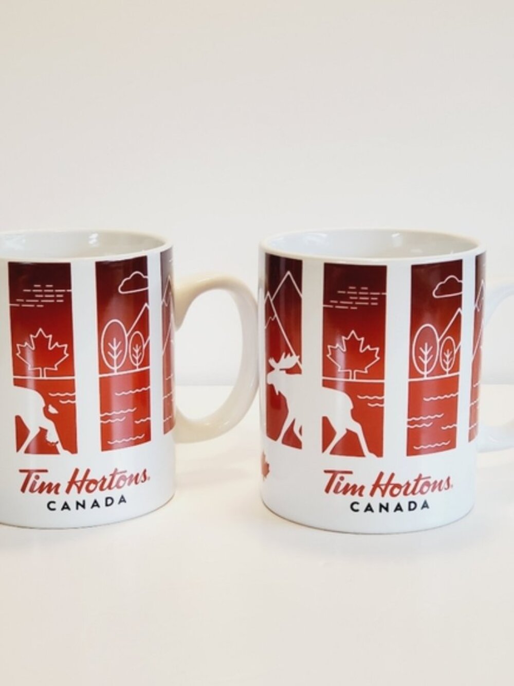 Tim Hortons Travellers Collection Canada Mug (2016) - Set Of Two